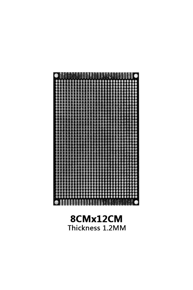 8x12CM 1.2MM 5PCS 5/10PCS PCB Board Prototype Board Black Double Side Circuit Boards 3x7 5x7 7x9 8x1