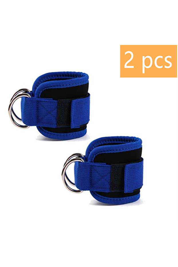 2pcs-6 1/2/4Pcs Cable Ankle Straps Double D-Ring Adjustable Ankle Cuffs Gym Workouts Glutes Legs Str