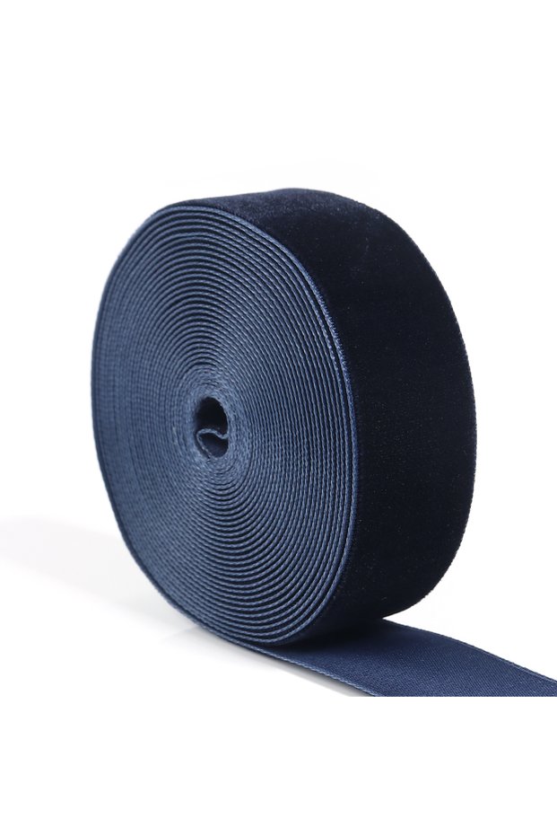 25mm 5yards 5-10Yards Dark Blue Velvet Ribbon Christmas Lace Ribbons Wholesale Gift Wrapping Decorat