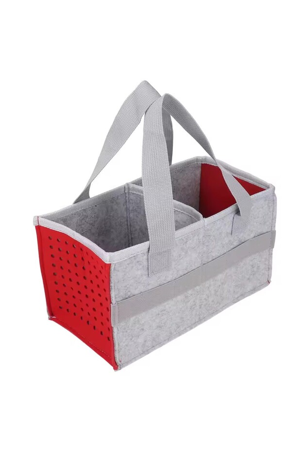 Red Felt Carrying Case Compatible With Toniebox Starter Set And Tonies Figurine For Travel Home Felt