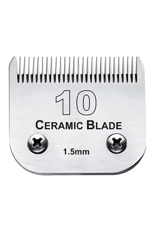 size 10 Pet Dog Cat Detachable Ceramic Blade Compatible with Andis,Oster A5 & 76,Wahl KM 10 Series A