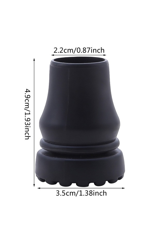 22mm Rubber Pad Cap Non-Slip Walking Stick Crutch Cane Bottom Pads Cover Protector Climbing Hiking T