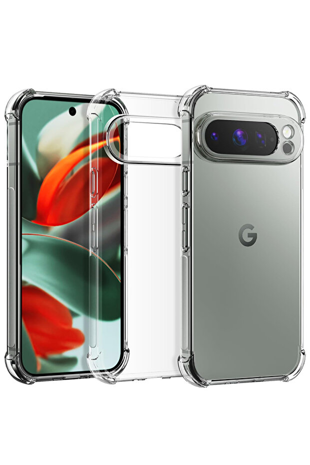 Pixel 8A Grade Shockproof Silicone Soft Case For Google Pixel 10 9 9A 8 8A 7 7A 6 6A Pro XL Clear..
