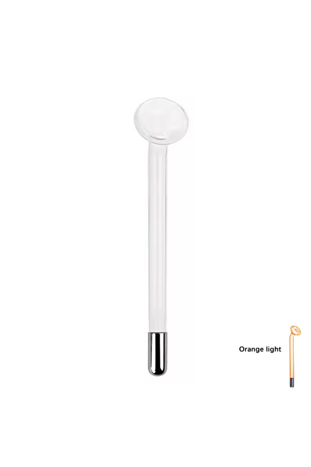 Mushroom High Frequency Electrode Wand - Replacement Glass Tube for Facial Machines with Mushroom Ti