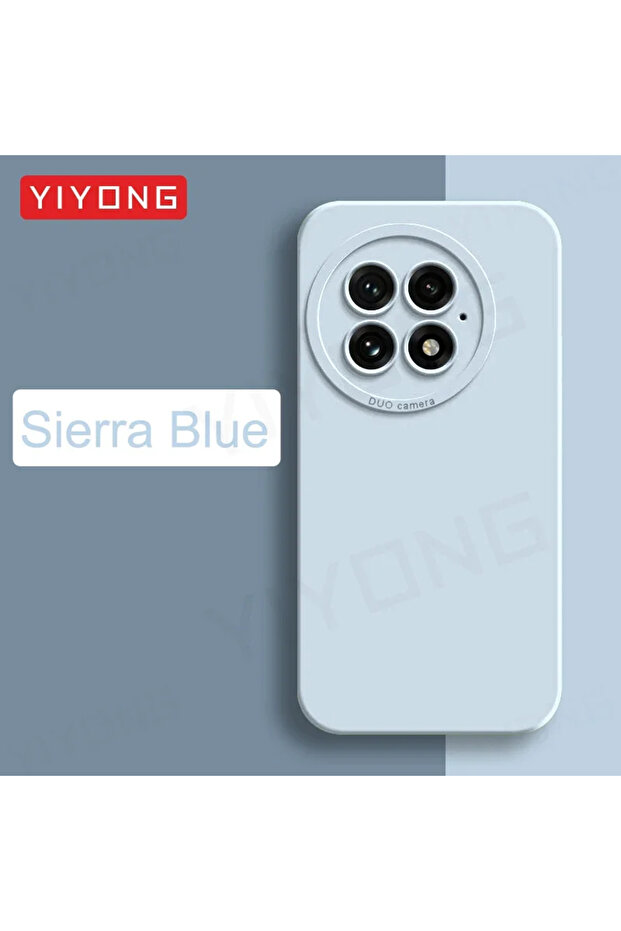 For OnePlus 13 Sierra Blue For One Plus 13 Case YIYONG Original Liquid Silicone Soft Cover For OnePl