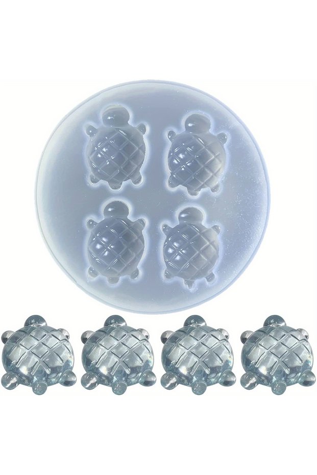 1PC Turtle Resin Jewelry Mold,Sea Turtle Silicone Keychain Mold Silicone Mold Resin Pendant,Keychain