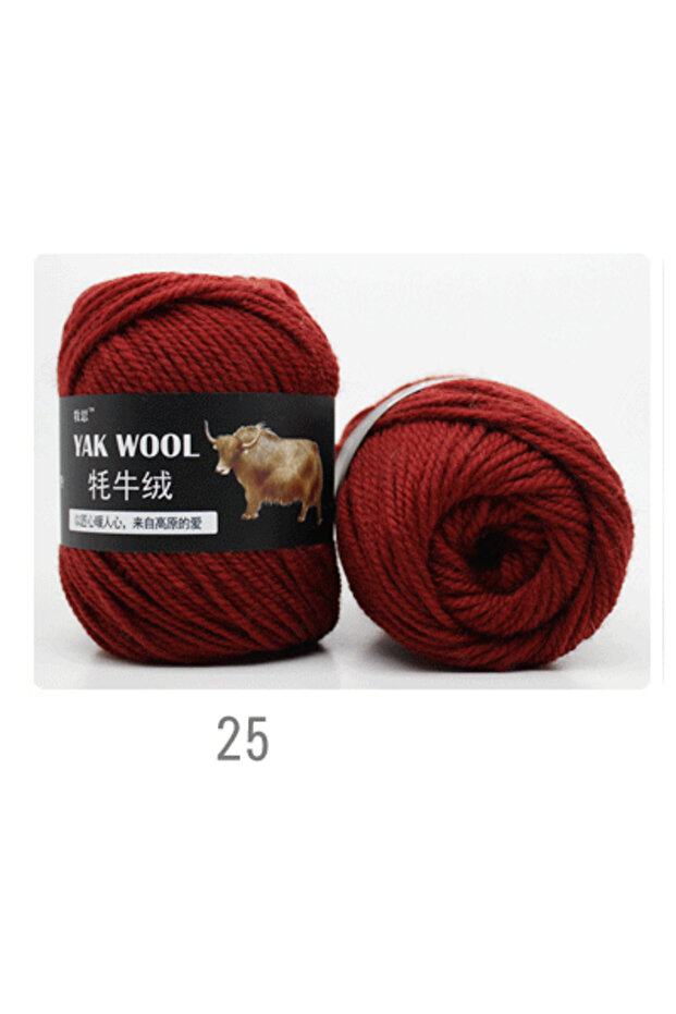 25 Thick Yak Cashmere wool Yarn For Knitting Crochet Sweater Scarf Merino Blended Wool Thread knitte