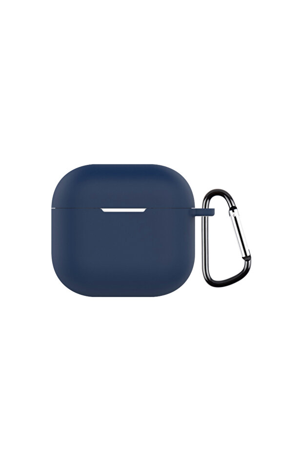 For AirPods 4 14-Midnight Blue Wireless Headset Silicone Cover For AirPods 4 4th 5 Gen 2026 2024 Cas