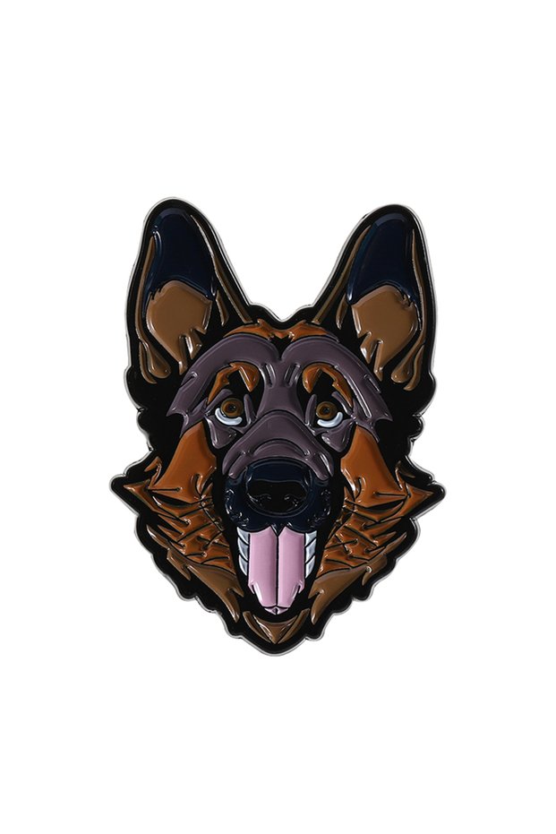 QHXZ4018 Cartoon Space Dog Brooch Enamel Pins Cute Cowboy Pet Dog Border Corgi Dogs Brooches Jacket