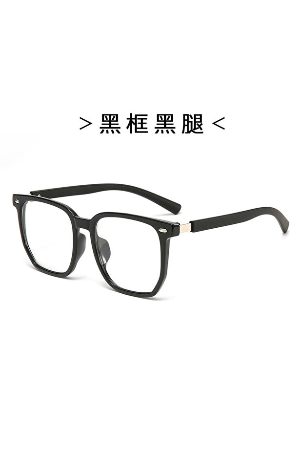 0 black Large Frame Polygon Reading Glasses +0.5 +0.75 +1.25 ~ +4.0 Women Men Anti Blue Light Blocki