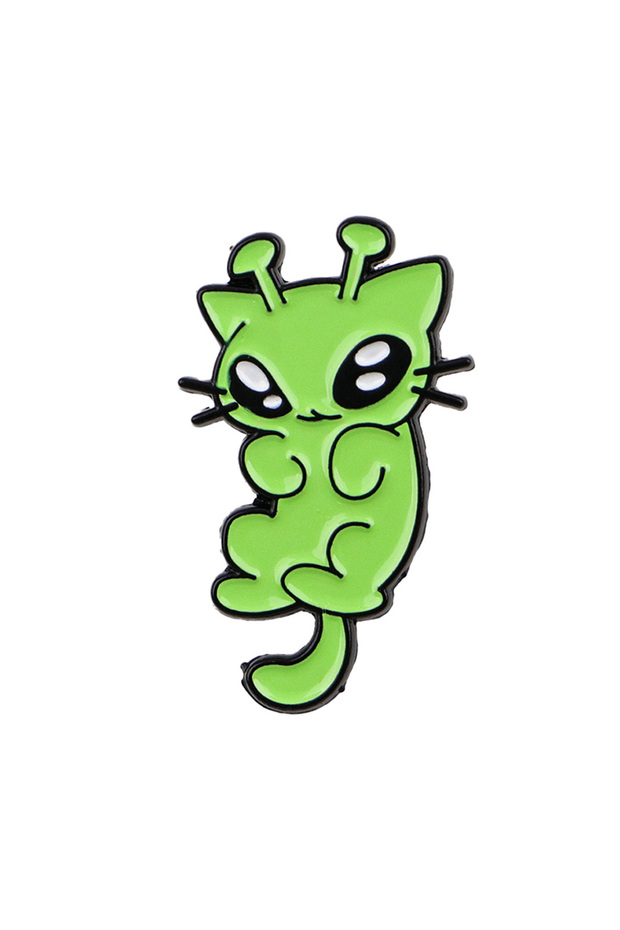 5 Cute Cartoon Animals Cats Enamel Pins Funny Quotes Brooch Lapel Pin Badge on Backpack Clothing Ac.