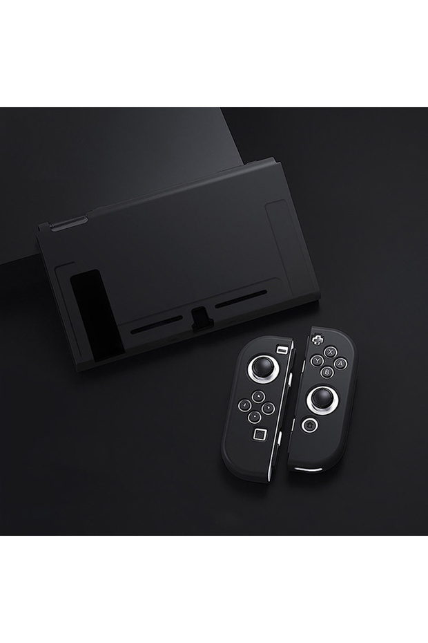 NS Black Protective Case Compatible With Switch OLED Console And Joy-Cons, Switch Can Be Inse
