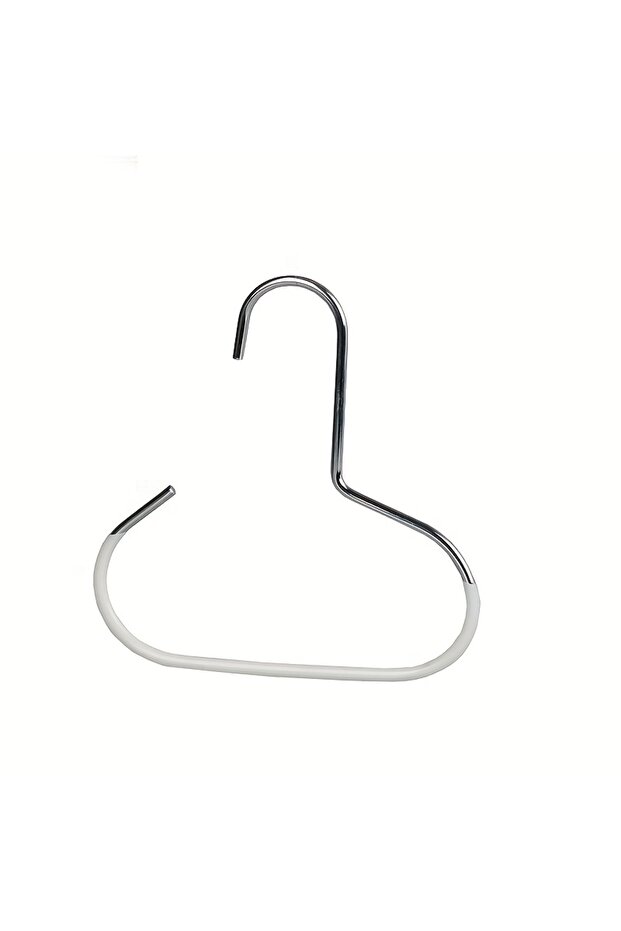 WHITE Versatile Round Hook - Perfect for Hats Ties Scarves & Bags Strong Load-Bearing Non-Deformable