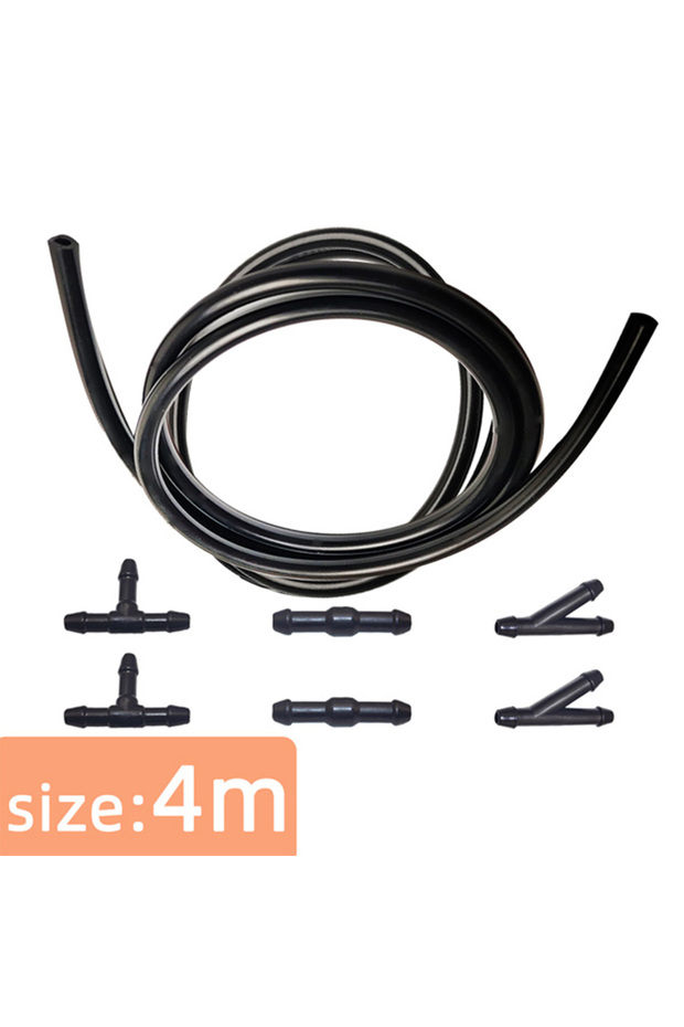 4m YONGRUN 1/2/3/4M Spray Hose Universal Cleaning Nozzle Hose Connector T Y I Type Front Window Pump