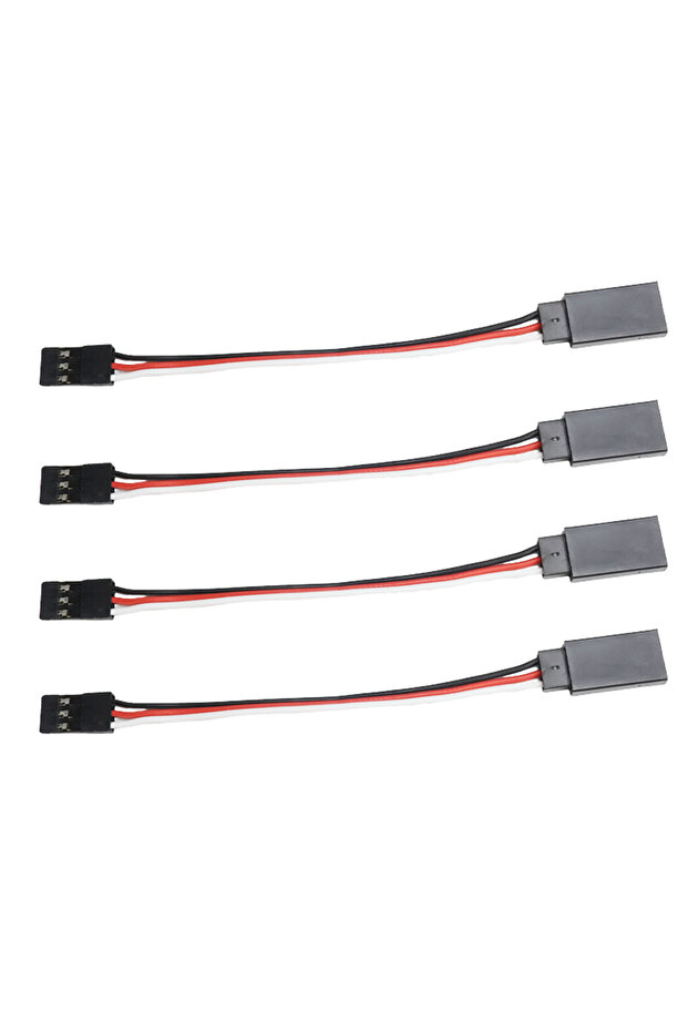 4Pcs - 150MM 4pcs 100mm 150MM 200MM 300MM 500MM 600MM 900MM 1000MM Servo Extension Cord for JR Plug