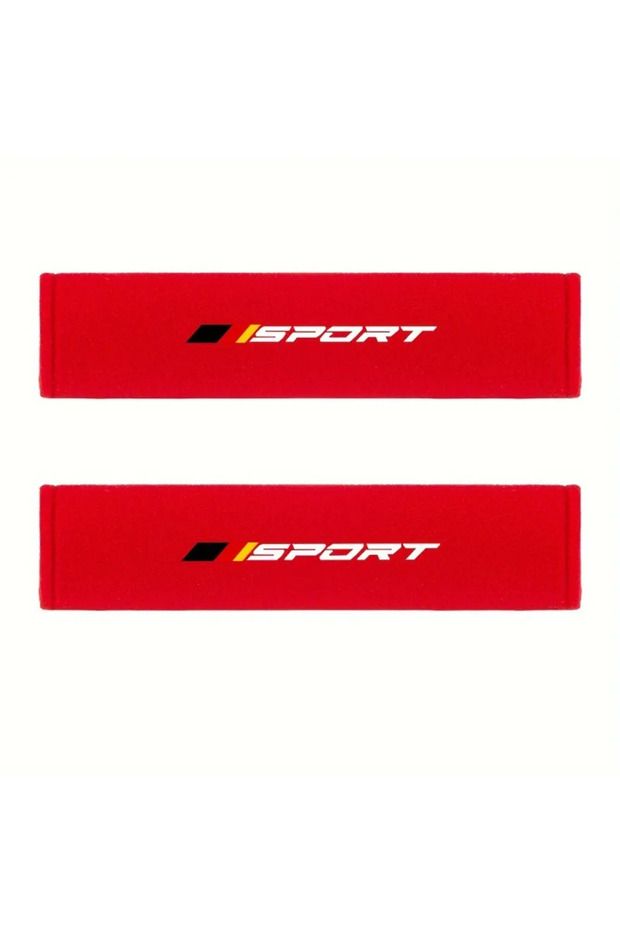 2PCS Red 2 Pcs Soft and Comfortable Car Seat Belt Cushions, Personalized and Fashionable Seat Belt C