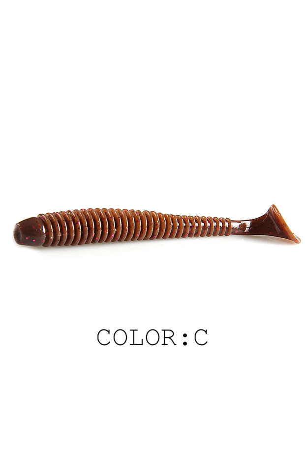97mm 6pcs C 2023 Supercontinent Impact Ring Shad Fishing Lure Soft 20pcs 10pcs 6pcs Plastics Baits S
