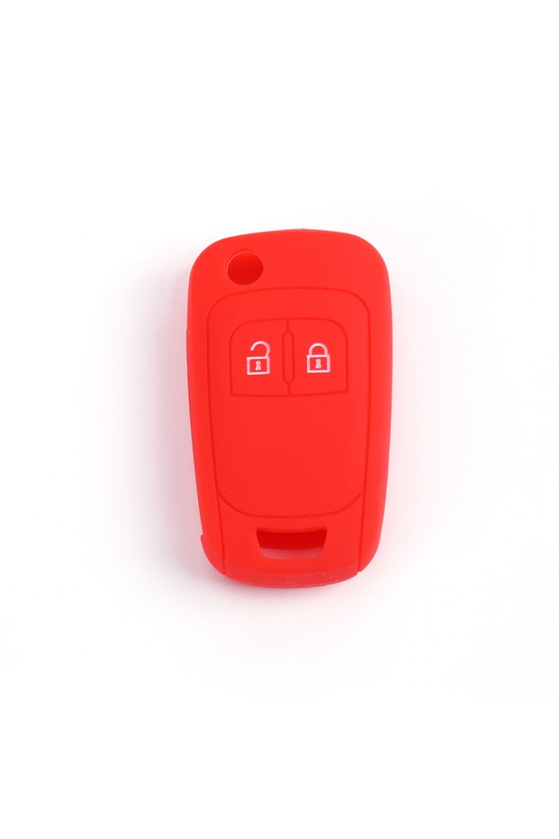 Red 2 Buttons Silicone Car Remote Key Cover Case For Opel Astra J Corsa D Zafira C Mokka Insignia Ca