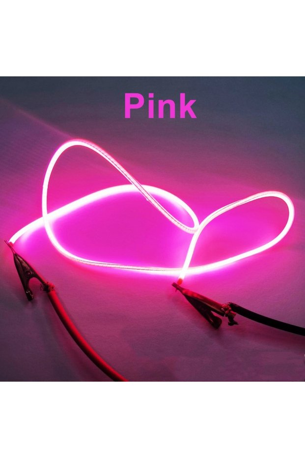 300mm Pink 460 360 300mm 3V LED Flexible Ultra Slim Filament Spiral Bulb Filament Retro Edison Bulb