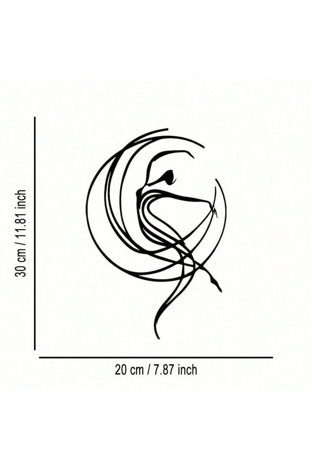 TY7292 TY7292 Multi-Space Home Accent - Ballet Abstract Metal Art, Waterproof & Rustproof for Daily