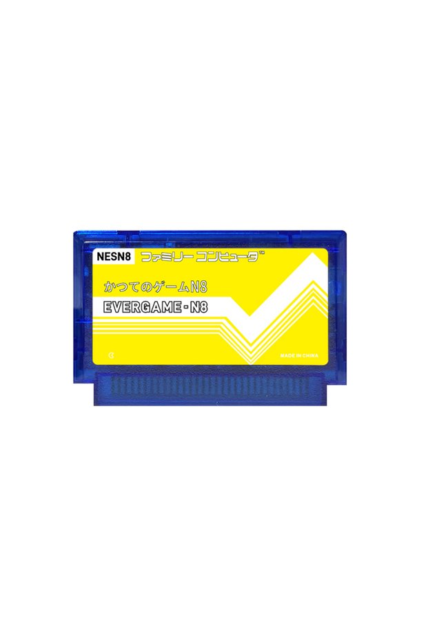 blue REMANK EVERGAME N8 NES Cartridge Super NESN8 FC Video Game Console Accessories 8 Bit Retro Mult
