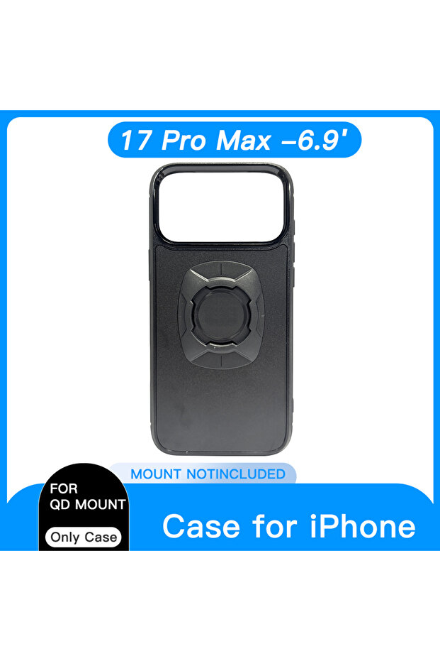 جراب هاتف iPhone 17ProMax مع قفل Twsit وحامل للدراجات النارية والدراجات جراب iPhone مع قفل سريع مناسب لـ