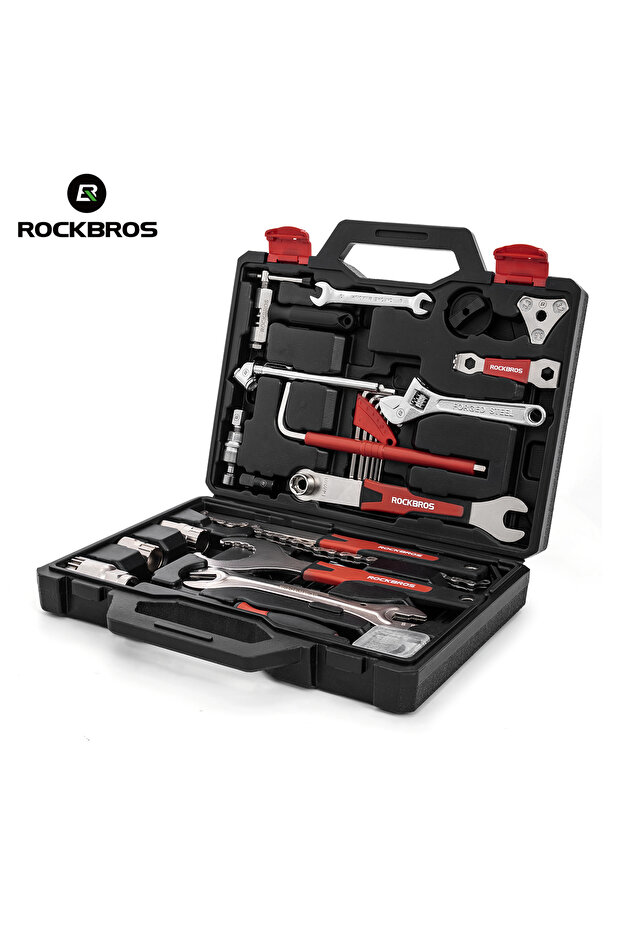 ROCKBROS 430040001 ROCKBROS Bicycle Repair Tool Kits Professional Bike Multifunction Repair Tools Ke