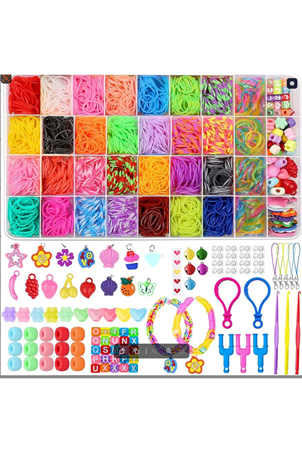XL XL 36-40 grids/box luminous Bands Bracelet Making Kit Creative Jewelry Set Ideal Gift for Li...