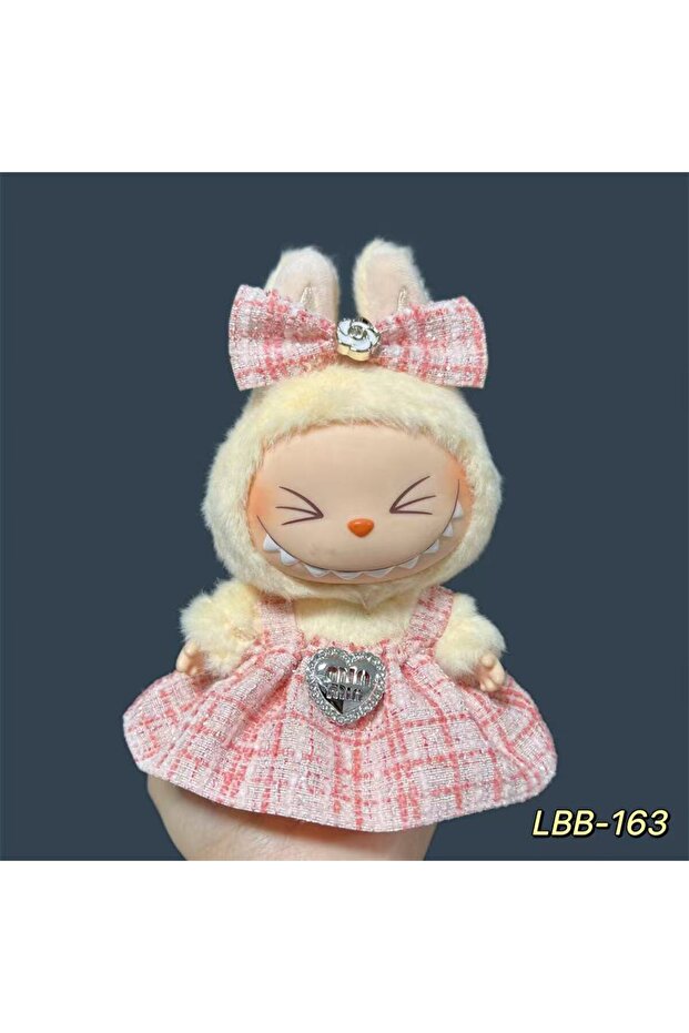 not include dolls 76DD1 17cm Labubu Fashion Doll Clothing Accessories Set Cute Plush Doll Clothes fo