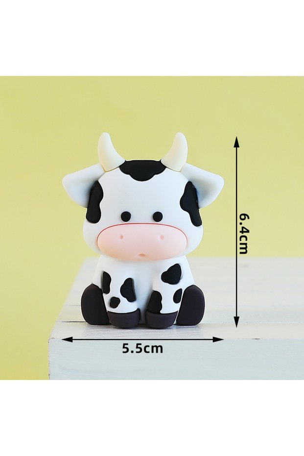 A7 Cow Farm Critters Cake Topper Yaks Ponies Sheep Piglets Chickens Farm Greenhouse Wooden House Boy