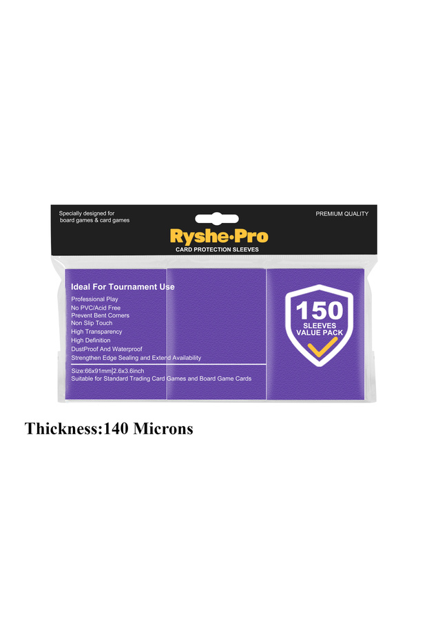 150pcs Pur white bag 150Pcs Premium Card Sleeves 2.6"x3.6" Compatible with Standard Size Trading Car