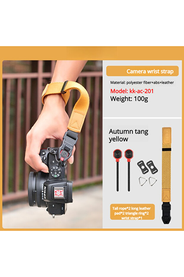 KK-AC-201 Camera Wrist Strap Suitable for Sony Canon Fuji Panasonic Leica Magnetic Wristband Compati