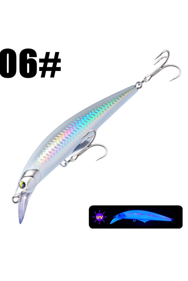 120mm 46g 06 GREENSPIDER 46g 120mm Sinking Minnow Fishing Lure Bass Baits Seabass Pike Isca Artifici