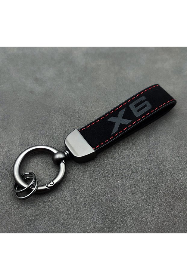 BMW X6 Keychain Luxury Women Suede Leather Car Keychain For BMW X1 F48 E84 U11 X2 X3 E83 F25 G01 X4