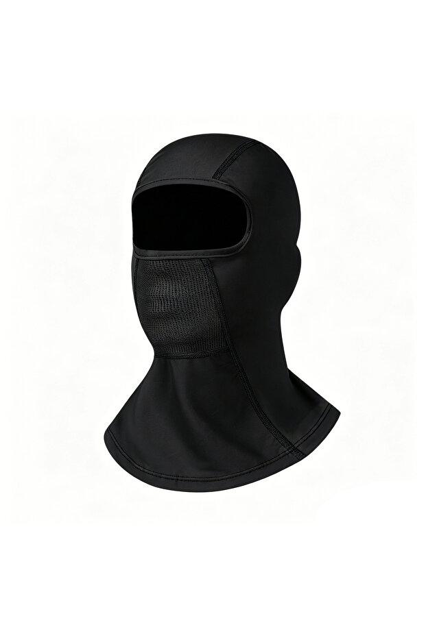 No hole Motorcycle Full Face Mask Men's Balaclava with Glasses Hole Cycling Masks UV Protection Brea