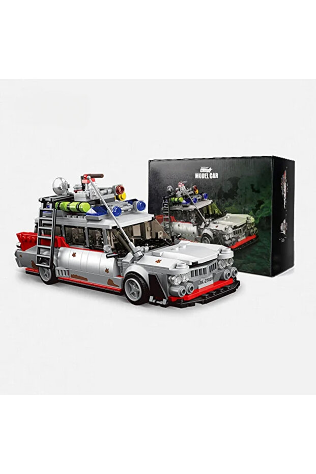 10021-in box Technology car model building blocks MOC mini ghost movie car assembly building blocks
