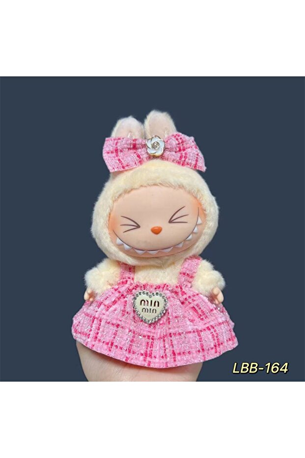 not include dolls 87DD4 17cm Labubu Fashion Doll Clothing Accessories Set Cute Plush Doll Clothes fo