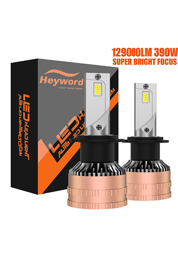 H7 Heyword 2pcs H1 H3 H4 H7 LED H8 H11 9005 HB3 9006 HB4 9012 Hir2 Led Headlight Bulb Light Automob