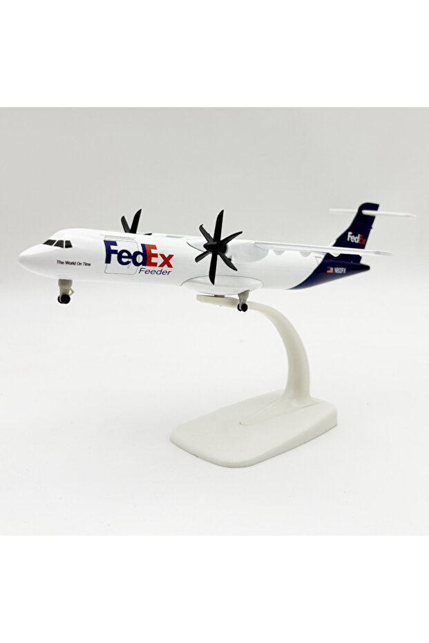 833 JASON TUTU 20CM Diecast Metal Planes Fedex Express McDonnell Douglas MD-11 Aircraft Model Planel