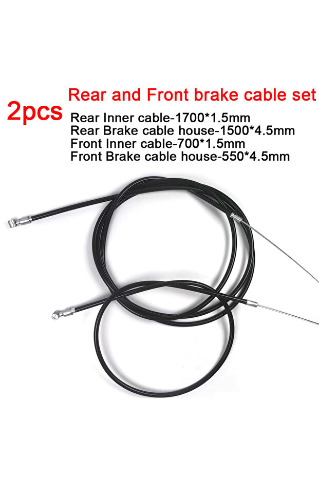 2pcs set Bicycle Brake Cable House Set MTB Bike Brake Cable Tube Inner Line Wire Cycling Cable Front