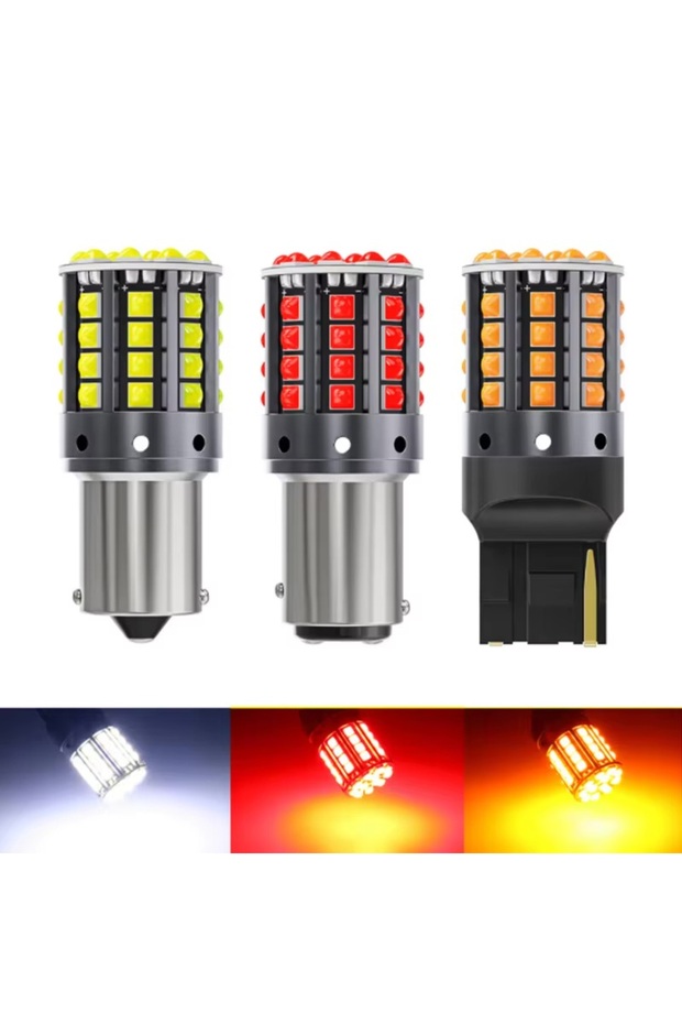 1156 BAU15S PY21W Yellow Turn Signal Reverse Brake Light Bulbs 1156 BA15S P21W BAU15S PY21W1157 BAY1