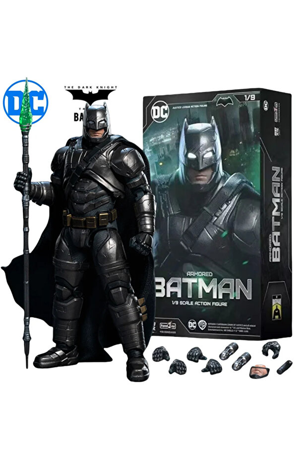 D DC Justice League 1/9 Knightmare Batman Figure The Batman Tactical Buit Armored Batman Action Figu