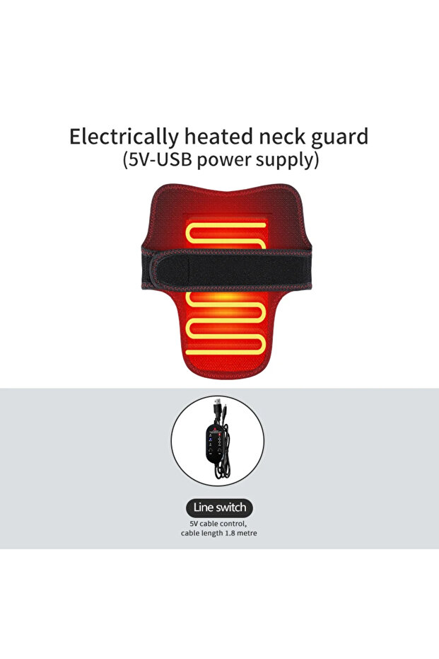 Heating Home Use USB Heating Neck Support Neck Warm Sleeve Maintenance Hot Compress Neck Support Nec