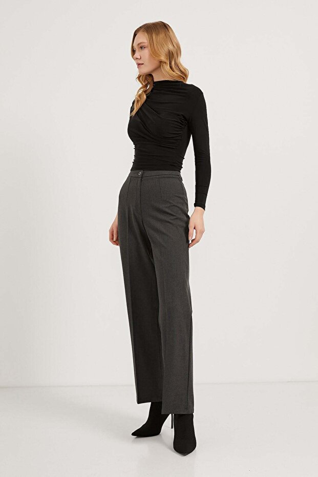 High Waist Palazzo Trousers