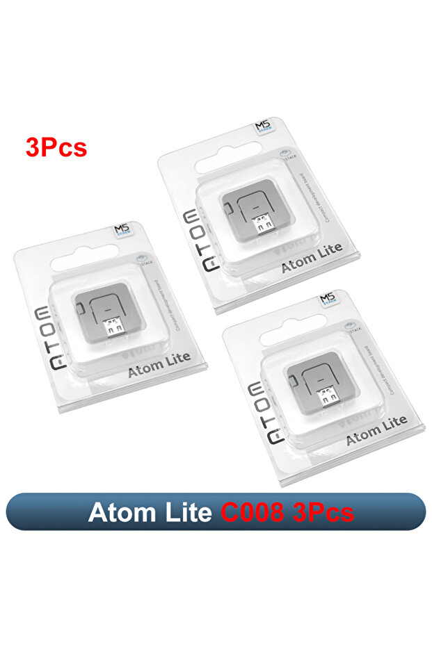 Atom Lite 3Pcs M5Stack Atom Lite ESP32 Embedded Intelligent Development Board 3D Antenna with Wi-F f