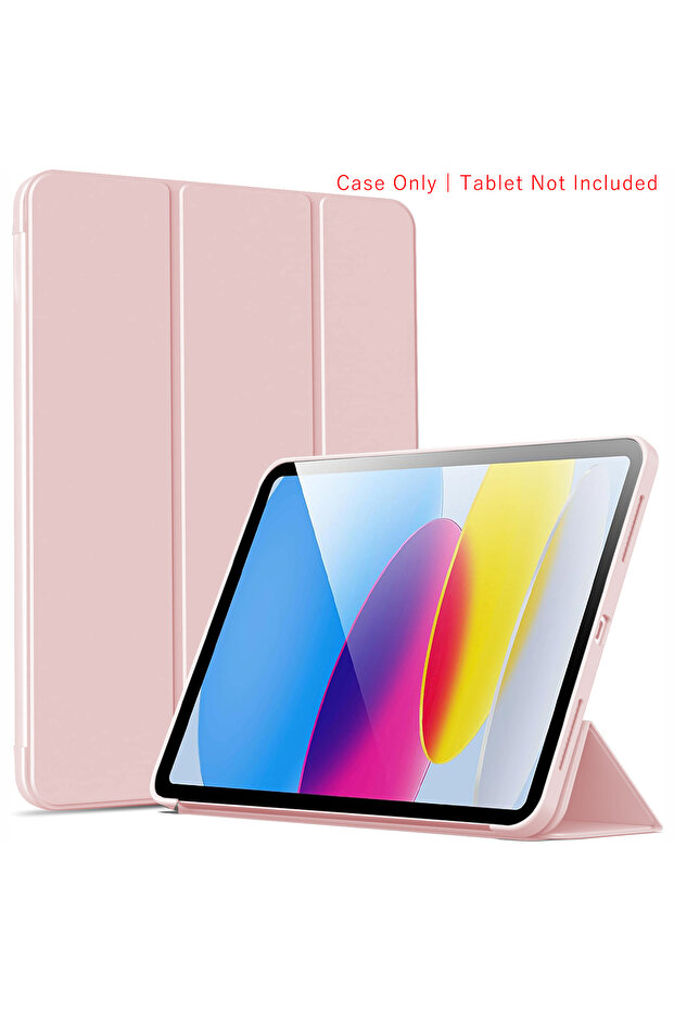 iPad 11th 2025 A16 YT Pink Tri-fold Flip Case For iPad 10th 11th Gen A16 11'' 10.9'' 2025 2022 A3356