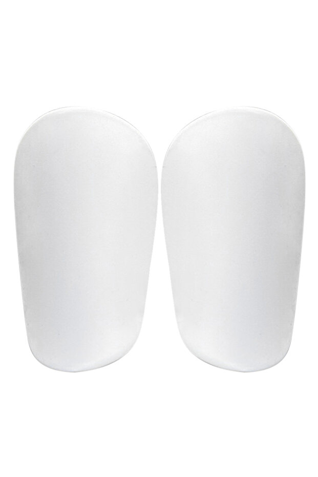 White-1 8X5CM Mini Shin Pads Wear-resistant Shock Absorbing Soccer Leg Protector Football Training S