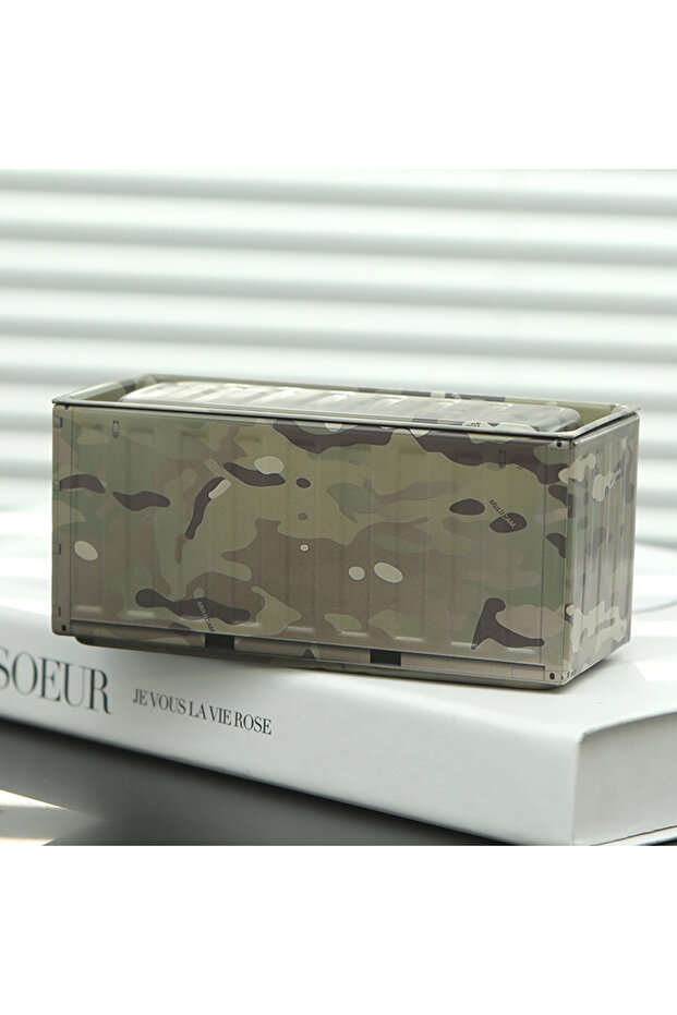 11.5x5x5.4cm TH013 Miniature Storage Display Box Desktop Mini Container Model Mini Iron Storage Box