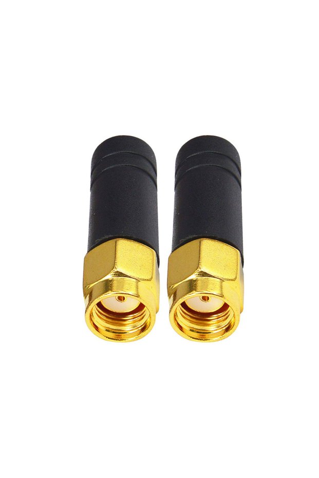 Straight-2pcs-RP SMA 2PCS 2.4G Mini WiFi Antenna 2dBi SMA Male Connecter for Motherboard Modem USB