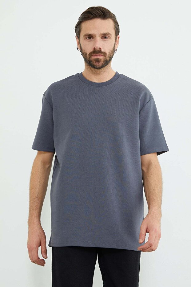 Basic Crew Neck Interlock T-Shirt